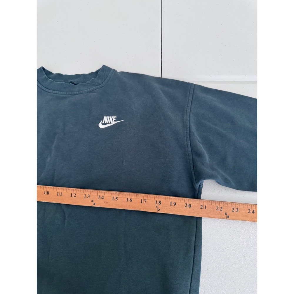 Nike Phoenix Fleece Oversized Crewneck Sweatshirt Teal FD2923-328 Womens L dd - Picture 6 of 7